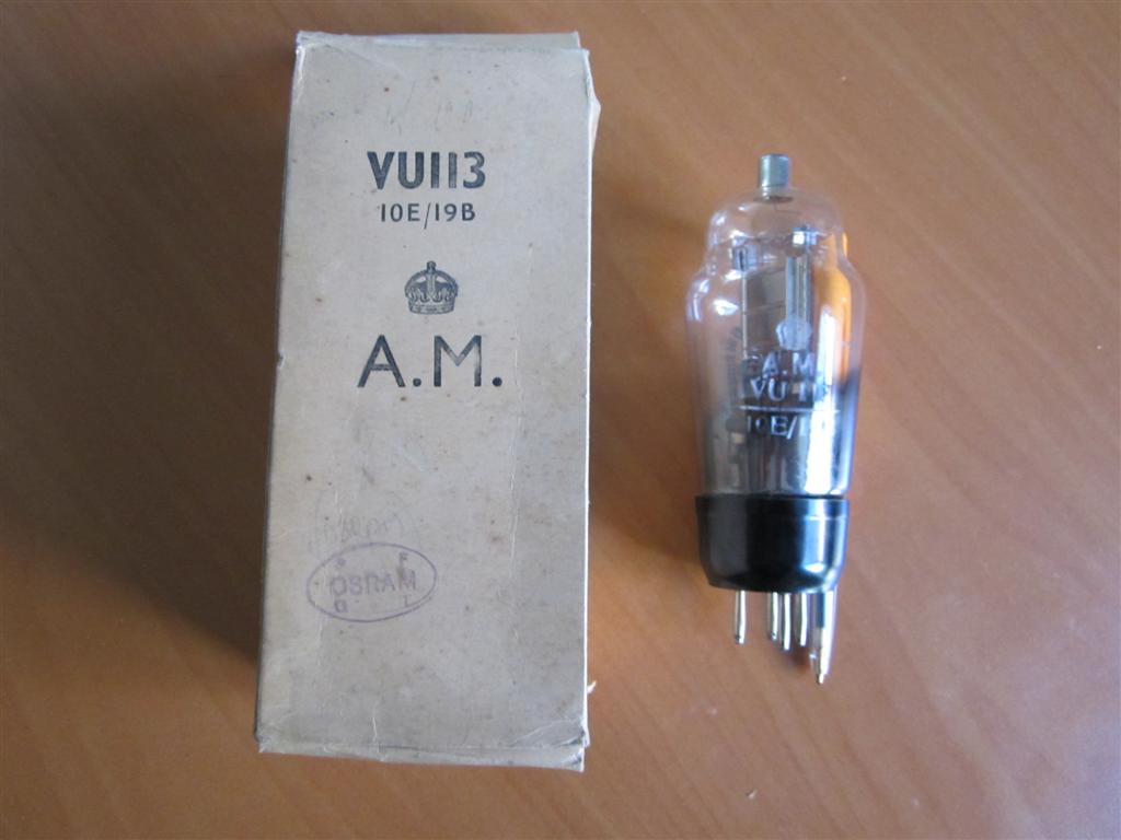 WW2 British Air Ministry Radio Valve